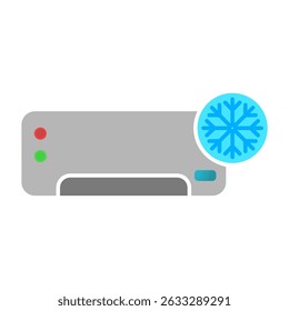 Air Conditioner Icon - AC Icon, simple flat style, illustration, logo sign symbol pictogram template, for ui or ux isolated on white for mobile app, editable