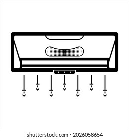 Klimaanlage-Symbol, Ac-Symbol Vektorgrafik