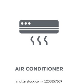 Air conditioner icon. Air conditioner design concept from Electronic devices collection. Simple element vector illustration on white background.