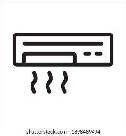 Vorlage für das Design eines Klimageräts