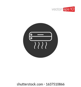Air Conditioner Icon Design Vector