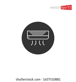 Air Conditioner Icon Design Vector