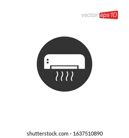 Air Conditioner Icon Design Vector