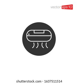 Air Conditioner Icon Design Vector