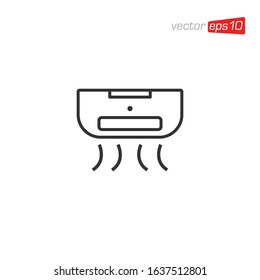 Air Conditioner Icon Design Vector