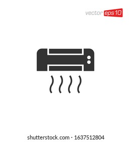 Air Conditioner Icon Design Vector