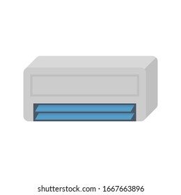 Air conditioner icon design wall type.