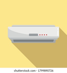 Icono de aire acondicionado. Ilustración plana del icono vector del acondicionador de aire para el diseño web