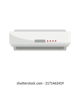 Klimagersymbol. Flache Illustration von Klimaanlage, Vektorsymbol einzeln auf weißem Hintergrund