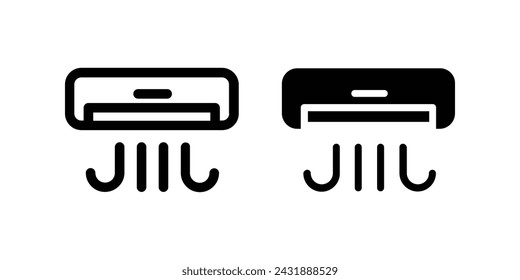 air conditioner icon. flat illustration of vector icon