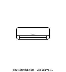 Air Conditioner Icon Flat isolated outline sign