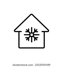 Air conditioner icon. Home appliance. Electrical equipment. Vector line icon for your website, mobile, presentation, and logo design