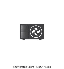 Air conditioner icon illustration vector design