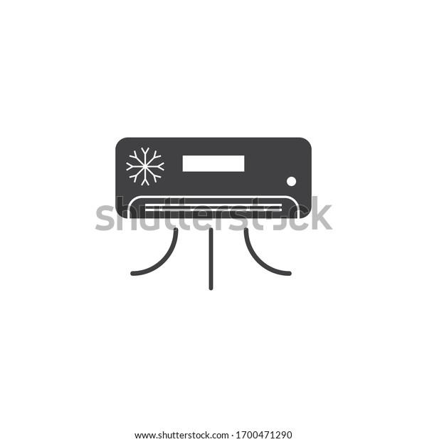 Air\
conditioner icon illustration vector\
design