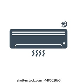 Air conditioner Icon Isolated on White Background.vector illustration icon