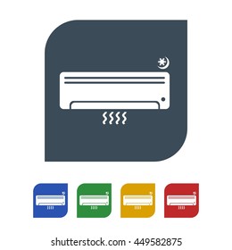 Air conditioner Icon Isolated on White Background.vector illustration icon