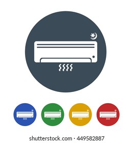 Air conditioner Icon Isolated on White Background.vector illustration icon