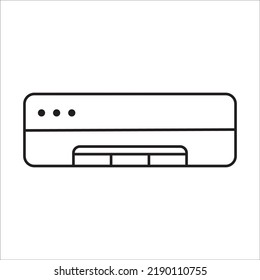 Air Conditioner icon logo vector design