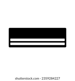 Air conditioner icon on white background.