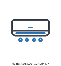 Air Conditioner Icon On White Background