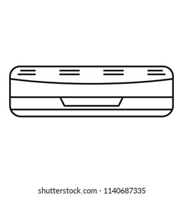 Air conditioner icon. Outline illustration of air conditioner vector icon for web design isolated on white background