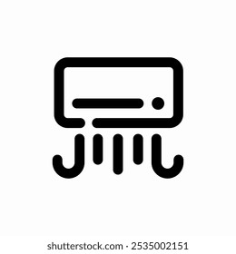 air conditioner icon sign vector
