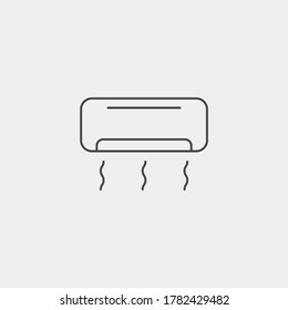 Air conditioner icon sign vector,Symbol, logo illustration for web and mobile