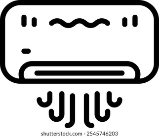 Air Conditioner Icon. Split AC Icon