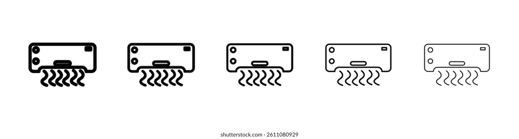 Air conditioner icon Symbol mark in Outline style