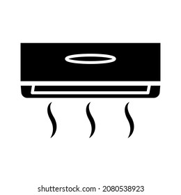 Air conditioner icon in trendy vector design illustration