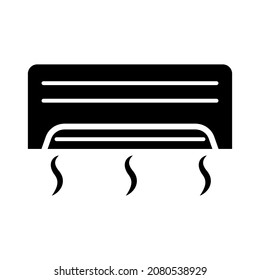 Air conditioner icon in trendy vector design illustration