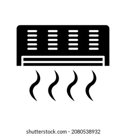 Air conditioner icon in trendy vector design illustration