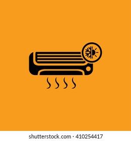 Air conditioner icon vector