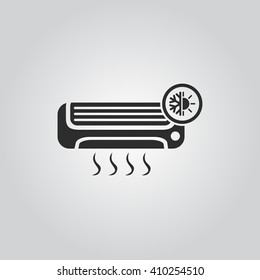 Air conditioner icon vector