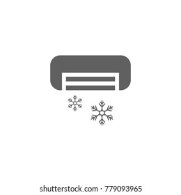 Air conditioner icon vector