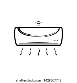 Air Conditioner Icon, Air Conditioner Vector Art Illustration