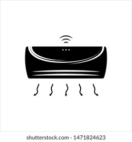 Air Conditioner Icon, Air Conditioner Vector Art Illustration