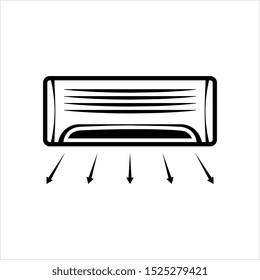 Air Conditioner Icon, Air Conditioner Vector Art Illustration