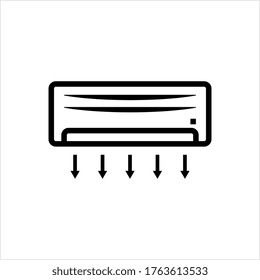 Air Conditioner Icon, Air Conditioner Vector Art Illustration