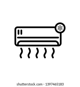 Air Conditioner Icon Vector Design