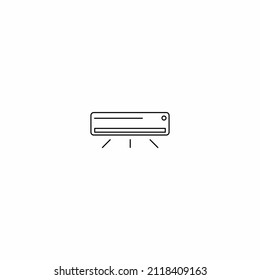 Air Conditioner Icon Vector Design Template