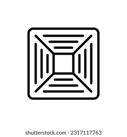 Air Conditioner Icon Vector Design