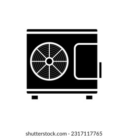 Diseño de vectores de iconos de aire acondicionado