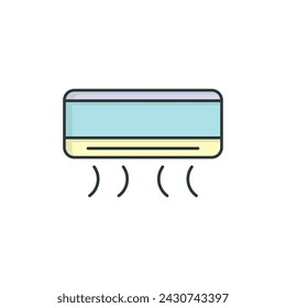 Air Conditioner icon vector design templates simple and modern