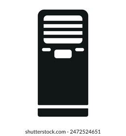 Plantillas de diseño de Vector de ícono de acondicionador de aire simples y modernas