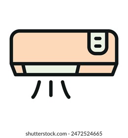 Air conditioner icon vector design templates simple and modern