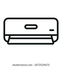 Plantillas de diseño de Vector de ícono de acondicionador de aire simples y modernas
