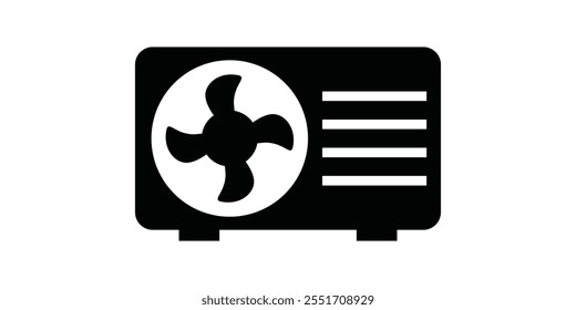 Air Conditioner Icon Vector Design Template.