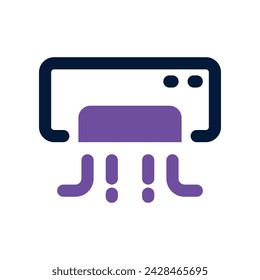 air conditioner icon. vector dual tone icon for your website, mobile, presentation, and logo design.