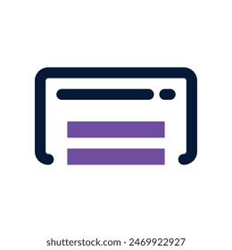 Vector de doble tono para su Sitio web, móvil, presentación y diseño de logotipo.